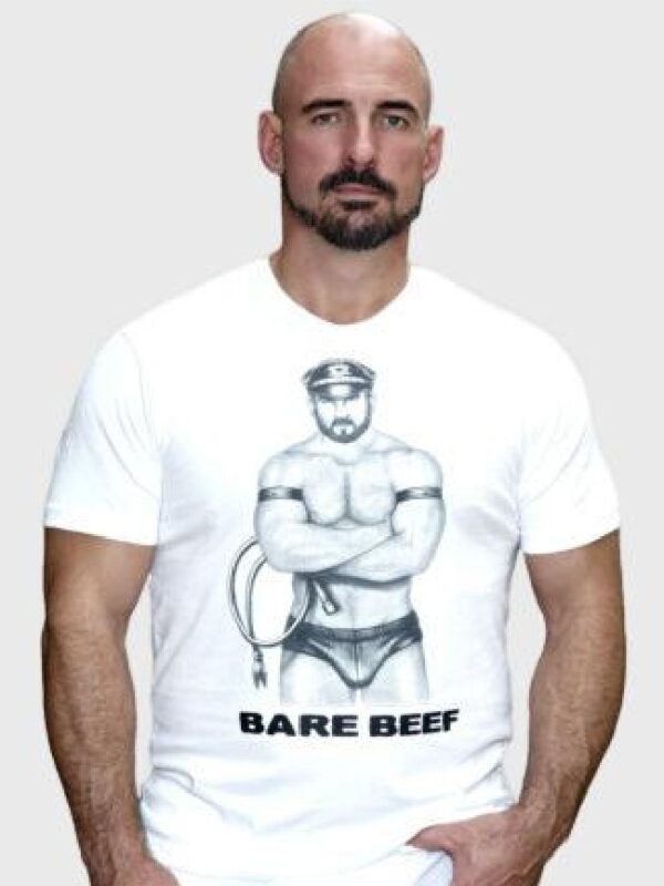 Bare Beef Print Short Sleeve T-Shirt
